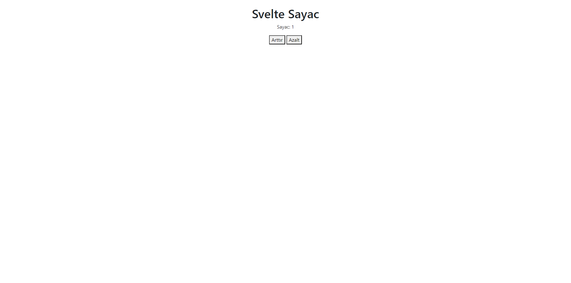 svelte counter